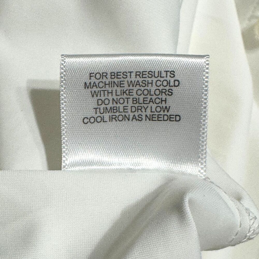 Collars & Co Mens Large White Apex Long Sleeve Performance Shirt NWOT - Picture 7 of 7